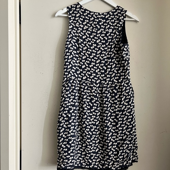 J. Crew Half Placket Tossed Hearts Dress - Picture 4 of 5